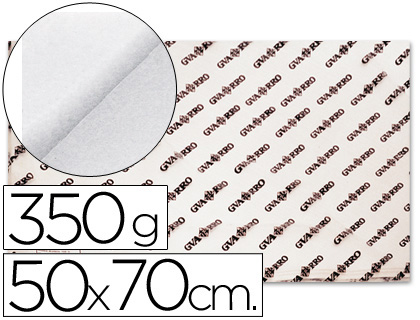 Papel Guarro Acuarela 50x70cm. 350g/m² grano grueso